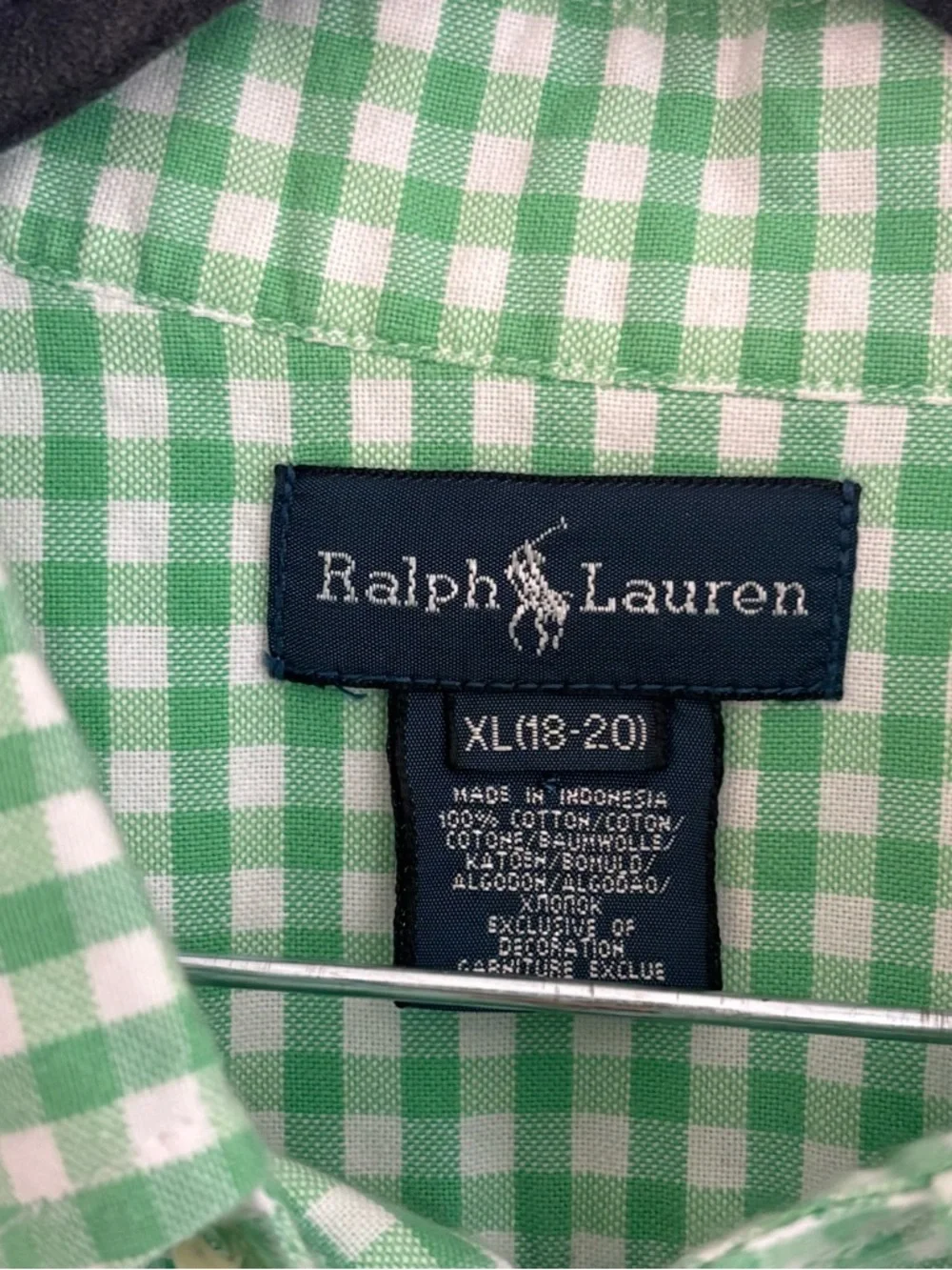Ralph Lauren classic gingham